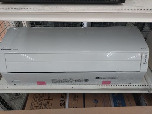 パナソニック 2.2kwルームエアコン CS-J221D-W 冷房・暖房兼用 2021年製 中古品