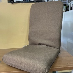 カインズ 座椅子 ブラウン 背部角度調節可能