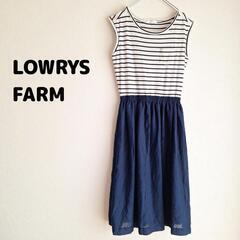 LOWRYS FARM ノースリーブワンピース  2314