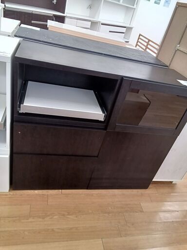 ★ジモティ割あり★ IKEA カウンター ブラウン H103×D40×W120 クリーニング済み TK2012