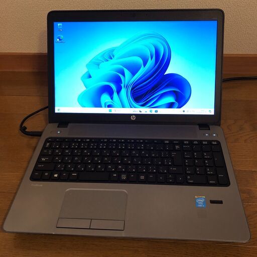 バッテリーNG/ノートパソコン/HP ProBook 450 G1/Core i3 4000M/メモリ8GB/SSD128GB/Windows11/管理69