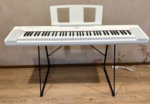 ヤマハNP35WH 電子キーボード Piaggero ホワイト楽器 鍵盤楽器、ピアノ