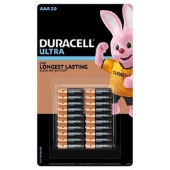 【ネット決済】DURACELL ウルトラ単4電池　20本