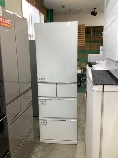 安心の6ヶ月保証付き！！ MITSUBISHI　 5ドア冷蔵庫　MR-B46C-W  2018年製　455L