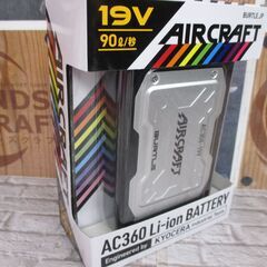 バートル AC360-19V 空調用ファン＆バッテリ 未使用品 19V ブラック