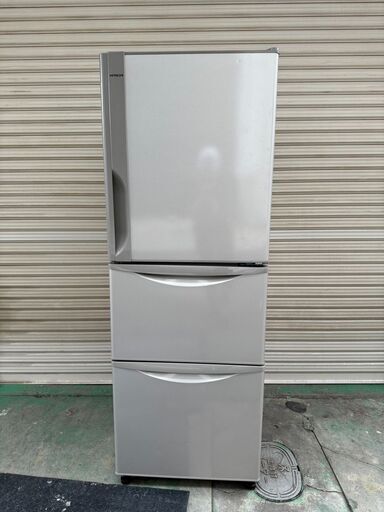 ★日立／HITACHI／3ドア冷蔵庫265L／2021年製（R-27GV）
