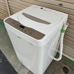 ☆シャープ／SHARP／全自動電気洗濯機5.5Kg／2017年製（ES-G55SC）