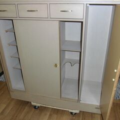 ⭐期間限定の特別値下げ⭐R230 高級ナチュラル家具 桐下駄箱 スライド開き