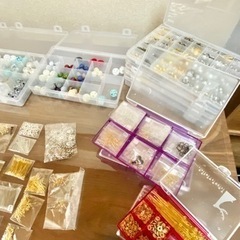 ハンドメイドアクセサリー 素材 基礎金具 ヤットコなど 大量 おまとめ