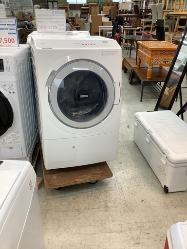 安心の1年保証付き！！ HITACHI　12.0kgドラム式洗濯乾燥機　BD-SX120HR  2023年製