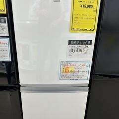 ジモティ来店特価!!　　冷蔵庫　　シャープ　SJ-14E6-KW...