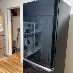 三菱冷蔵庫370L黒色