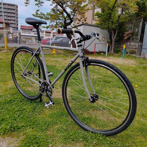 SURLY Steamroller サーリー スチームローラー サイズ49 ライザーバーカスタム ピスト シングルスピード