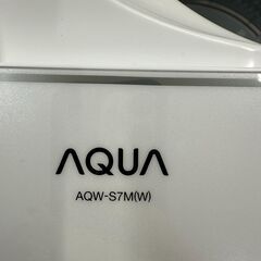ジモティ来店特価!! 洗濯機 アクア AQW-S7M 2021 J-0447