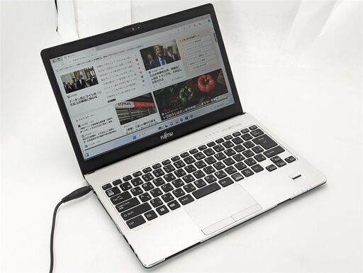 即決 富士通 ノートパソコン FMV S937/S 中古 第7世代Core i5 12GBメモリ 高速SSD 無線LAN WiFi Bluetooth カメラ DVD Windows11 Office済