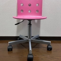 IKEA　かわいい子供用チェアー　ピンク