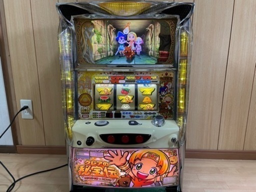 パチスロ　クレアの秘宝伝〜はじまりの扉と太陽の石〜 実機　コイン不要機付き
