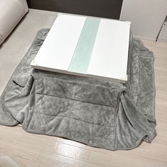 【無料】家具 テーブル こたつ スクエアこたつ 正方形 おしゃれこたつ ローテーブル