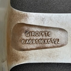 H418-2）ブリヂストン16インチアルミ中古4本セット！6.5J-16+54