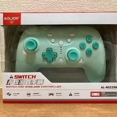 Switchワイヤレスコントローラー 連射機能付き グリーン