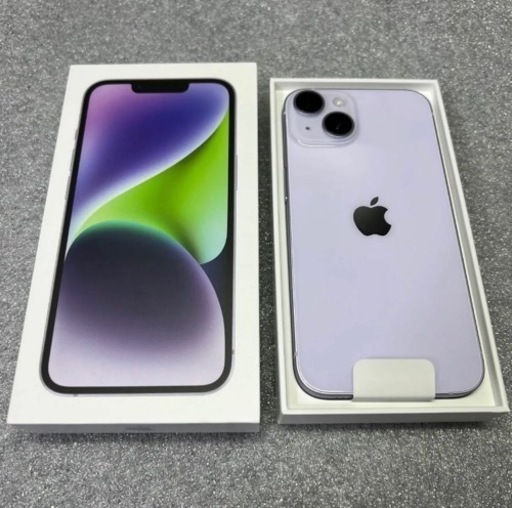 新品　iPhone14 128GB パープル SIMロック解除 SIMフリー