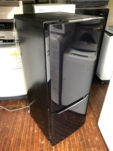 福岡市内配送設置無料　HR-D15AB 冷蔵庫 パールブラック [2ドア /右開きタイプ /150L]