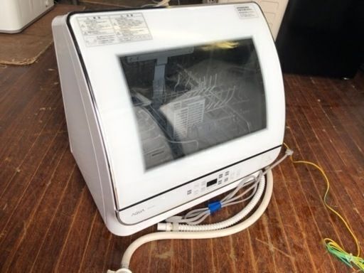 福岡市内配送無料　食器洗い機（送風乾燥機能付き） ADW-GM1-W [～3人用]