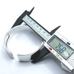 GUCCI カットアウト Gロゴ silverバングル silver925