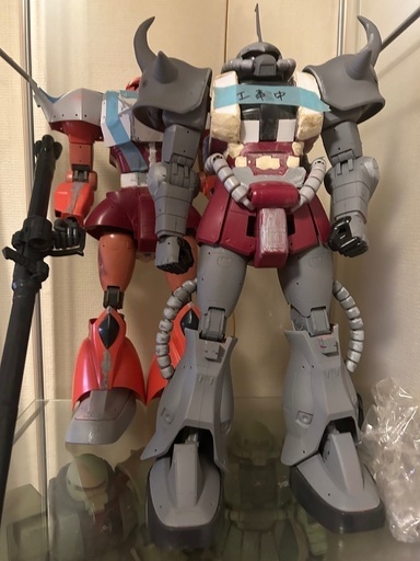 ガンプラ‼️メガサイズ制作途中と完成品6体⁉️