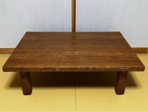 【希少品】屋久杉 九州銘木 天然杢揬板テーブルです。