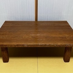 【希少品】屋久杉 九州銘木 天然杢揬板テーブルです。