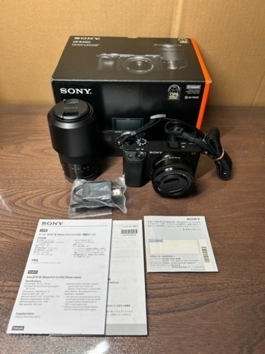 SONY α6400 ダブルズームキット おまけ多数