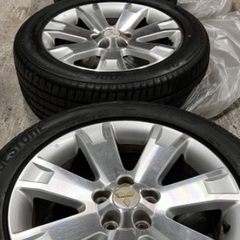 三菱デリカ純正ホイールタイヤ付き4本セ