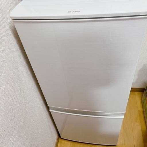 SHARP冷蔵庫137L SJD14CW つけかえどっちもドア（2016年製)