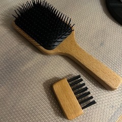 無印良品　ヘアブラシとブラシクリーナーのセット