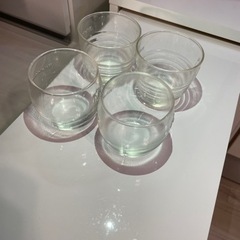 リラックマ　ローソン　ガラス小鉢とグラス4個セット