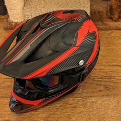 モトクロス ヘルメット オフロード バイク用 ヘルメット Mサイズ