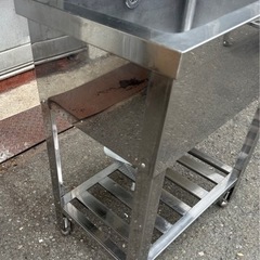 業務用 1槽シンク 幅600×奥400×高さ800(mm) 横型シンク 流し台 一層シンク 一層 1層 一槽 厨房 店舗用品 厨房機器 大阪発