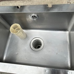 業務用 1槽シンク 幅600×奥400×高さ800(mm) 横型シンク 流し台 一層シンク 一層 1層 一槽 厨房 店舗用品 厨房機器 大阪発