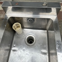 業務用 1槽シンク 幅450×奥600×高さ800+90(mm) 小型シンク 流し台 一層シンク 一層 1層 一槽 厨房 店舗用品 厨房機器 飲食店 大阪発