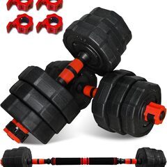 STEADY 可変式ダンベル 10kg 2個セット【3in1デザ...