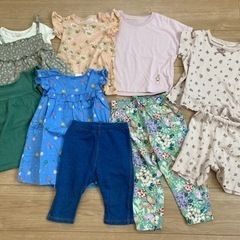 90サイズ女児 夏服セット