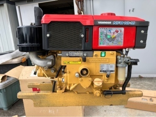 美品✨ヤンマーディーゼルエンジン 発動機 YANMAR NFD10-M 10馬力 軽油 現代農業・営農機器　お勧め