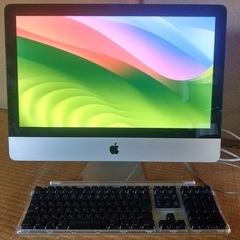 【パソコン】Apple iMac 21.5インチ 最新OS／キー...