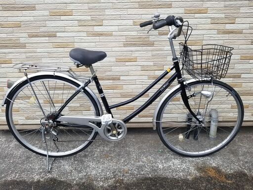 中古自転車 6段変速 27インチ LEDオートライト 軽整備済み 防犯登録対応 町田市 相模原市 MM228