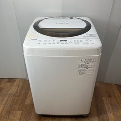 洗濯機 TOSHIBA ZABOON 6kg 2019年製 プラ...