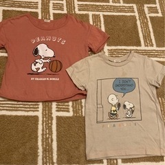 スヌーピー　Tシャツ　100センチ　2枚セット