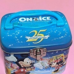 ディズニー  空き缶  お菓子缶  缶  ディズニーオンアイス25周年