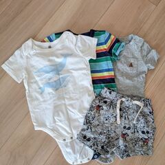 baby GAP ロンパース 3枚＆ショートパンツ 6-12month