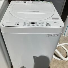 2022年製！ シャープ 全自動電気洗濯機 5.5㎏ ES-GE...